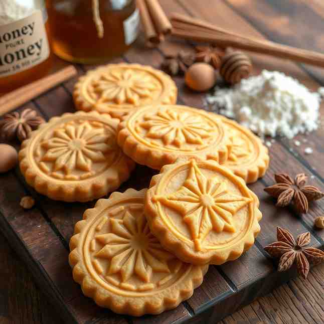 Soft & Chewy Belarusian Pryaniki - Honey-Spice Cookies